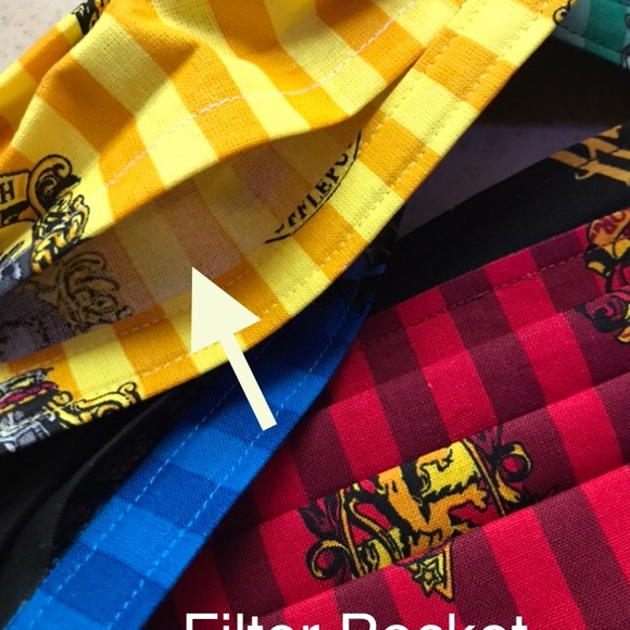 Harry Potter Hogwarts Houses face masks - Picture 8 of 8